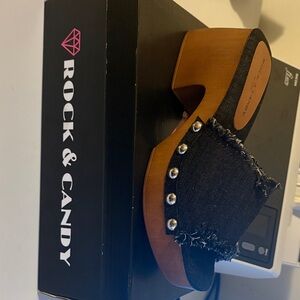 Rock & Candy Black and Brown Men's Loafers